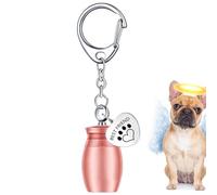 JINGLING Cylinder Cremation Dog Ashes, Pet Urn for Ashes - Cylinder Urn Key Chain for Ashes, Ashes