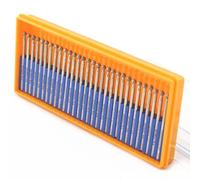 JINGLING Diamond Grinding Bits 3mm Spherical Head Burrs for Dremel Pack of 30Pcs