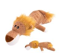 JINGLING Dog Toys, Interactive Squeaking Toy for Puppies During Teething | Lion Plush Animals for Dogs, for Aggressive Chewers, Puppies and Puppies