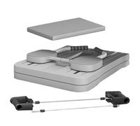 JINGLING Fitness Abdominal Board - Foldable Pilates Reformer Plank - Enlarged Elbow Padding Stable Core Training for Home Outdoor Indoor Balance Back Muscles Men Women