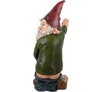 JINGLING Garden Funny Gnomes - Statue Dwarf Garden Naughty Peeing | Outdoor Statues Sculpture Garden Decoration Figurine Garden Art, Outdoor Lawn Figures