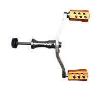 JINGLING Handle for fishing reel, hollow spare parts for the handle and swing arm, fishing double swivel arm, for fishing in freshwater, surf, kayak, sea and outdoor