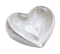 JINGLING Heart Soap Dish, Heart Shaped Soap Dish | Ceramic Soap Box | Heart Shape Ceramic Soap Dish, Heart Shape Soap Container, Fashion Soap Holder for Shower