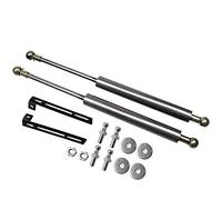 JINGLING Hood Struts for Corrado 1988-1995 Front Bonnet Gas Dampers Lift Supports Modify No Drilling TWO YEARS WARRANTY (Black Carbon Fiber)