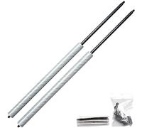 JINGLING Hood Struts for Transit Custom 2012-2022 Front Bonnet Gas Dampers Lift Supports Modify No Drilling TWO YEARS WARRANTY (Silver Carbon Fiber)