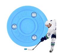 JINGLING Ice Hockey Pucks, Foam Hockey Puck, Stainless Steel Screws, Field Roller Hockey, Shock-Absorbing Outdoor Hockey Street Pucks for Roller Skating Rinks, Smooth Base