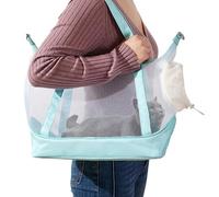 JINGLING Mesh Travel Bag for Pets, Puppy Purse Bag, Pet Shoulder Bag for Travel, Portable Travel Puppy Carrier for Car, Shopping, Travel, Walking