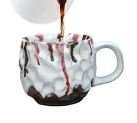 JINGLING Mineral Crystal Coffee Mugs, Mineral Crystal Mugs, 260 ml Simulated Mineral Ceramic Mugs - Coffee Cup with Handle, Tea Cups, Table Decoration for Coffee, Tea, Hot Chocolate
