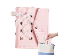 JINGLING Mini Photo Album | Crossed Ribbon Photocard Storage, Photo Collection Book, For Travellers, Students, Parents, Photographers, Couples Collections, Travel, Wedding, Holiday, Events