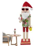 JINGLING Nutcracker Christmas Decoration, Nutcracker Figures, 38 cm/14.96 Inch King Soldier Nutcracker, Nutcracker Soldier Puppet Crafts, Collector Soldier Doll Figures for