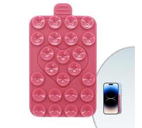 JINGLING Phone Holder with Suction Cup, Phone Holder with Suction Cup, Double-Sided Non-Slip Love Phone Holder - Portable, Strong Suction Cup Mobile Phone Case, Silicone Adhesive Accessories for Women