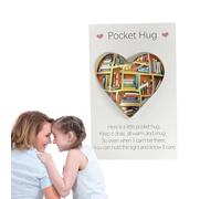 JINGLING Pocket cuddles, pocket cuddle cards - encourage the heart card pocket - Special decoration cute cuddle pocket encourage, cheer up greeting cards to miss you,