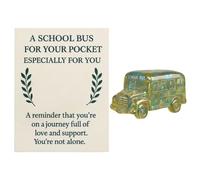 JINGLING Pocket Hug Greeting Cards, Motivating Cards in Acrylic Pocket Hug - Support Decoration Gift Souvenir with Message for Birthday, Christmas, Parties, Graduation, Girls