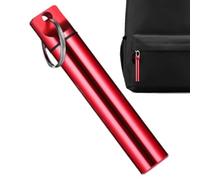JINGLING Portable Comrade Holder, Tooth Holder for Handbag - Aluminium Alloy Travel Small Teeth Container - Hygienic Tooth Pick Carrying Bucket for Kitchen, Red, Se référer au descriptif, Refer to