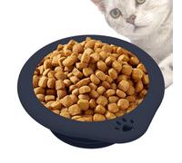 JINGLING Portable Water Bowl for Dogs, 300 ml Foldable Food Bowl with Carabiner, Silicone Feeding Bowl for Pets, for Camping, Walks, Daily Travel, as well as for Pets Like
