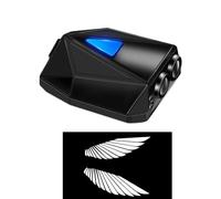 JINGLING Projector Lights For Doors | Dynamic Car Welcome Lights | Angel Wings Atmosphere Lighting Bulb No Drilling For Interior Quad Trailer And Motorcycle