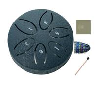 JINGLING Rain Drum for Outdoor Use - 8 cm 6 Tones Steel Tongue Drum for Outdoors, Musical Instrument for Sound Healing for Beginners, Children, Musicians, Yoga Classes, Schools, Home Decoration