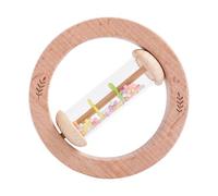 JINGLING Rattles Rain Stick, Sensory Baby Rattle in Wood | Game Development Visual Coordination Educational for