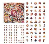 JINGLING Red Panda Stickers, Panda Stickers - Cute Panda Stickers, Panda Party Decorations | Cartoon Red Panda Graffiti Stickers, Water Bottle Stickers, 110 Pieces Stickers for Kids