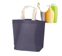 JINGLING Reusable Tote Bags, Non Woven Fabric Tote Bags | Large Capacity Portable Bags for Men Women Students Adults School Market Beach Travel, grey, Se référer à la description