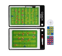 JINGLING Soccer Magnetic Coaching Board, Soccer Dry Erase Trainer Board - Dry Erase Football Trainer Devices, Magnetic Portable Display Engine for Football Baseball Softball Hockey