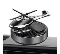 JINGLING Solar Rotating Car Oil Diffuser, Helicopter Air Fresheners for Car,Helicopter Shaped Decoration for Car | Activated Helicopter Air Freshener Diffuser