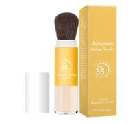 JINGLING SPF Powder for the Face, Matting Sun Powder - Mineral Matting Translucent Oil Control Powder Long-Lasting Make-Up Base for Oily Skin
