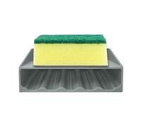 JINGLING Sponge Holder for Kitchen Sink, Sponge Rack, Non-Slip Holder with Drain for Worktop, Shower, Corner, Cabinet, Home