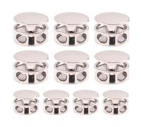 JINGLING Spring Cord Lock, Cord Locks - Paracord Lock Drawstring Clip, Robust Cord Clamp, Secure Spring Toggle Lock for Luggage, Sportswear, Tents