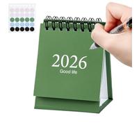 JINGLING Standing Calendar | January 2026 to July 2027 School Supplies - Desk Calendar Planner for Home Workplace Study Workstation Dorm Counter Room