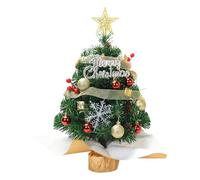 JINGLING Table Christmas Tree - Seasonal Decoration | Artificial Christmas Tree with Star at the Top, for Table Decoration for Home, Office, Winter Parties