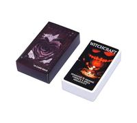 JINGLING Tarot Cards, Board Games in English Language Portable with 78 Cards - Pretty Tarot Cards for Praying | for Children Women Game Girls Men Halloween