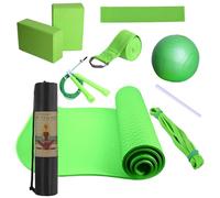 JINGLING Yoga Kit, Yoga Set for Beginners, Exercise Mat with Ball, Portable Resistance Band, Training Equipment for Home Fitness, Pilates, Stretching