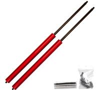 JINGLINGKJ Hood Struts for Fabia MK1 6Y 1999-2007 Front Bonnet Gas Dampers Lift Supports Modify No Drilling TWO YEARS WARRANTY (Red Carbon Fiber)