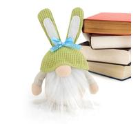 Jingmiger Easter, Gnome Spring, Holiday Figure of a Faceless Fairy with Rabbit Ears, Easter Doll, Spring Nation for Sofa, Living Room, Desk, Car Interior, Student Dorm
