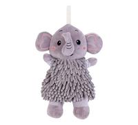 Jingmiger Hand Towel, Cute Elephant Absorbent Hand Towel for Baby Hanging and Absorbent for Bathroom, Spa, Kitchen, Poolside, Beach, Nursery, for and