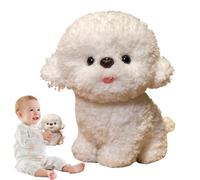 Jingmiger Plush Dog, Plush Dog - Soft to Cuddle 7.8 Inches - Cute Plush Dog Decoration, Playful Companion for Home, Living Room, Bedroom