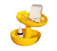 Jingmiger Pumpkin Snack Tray - Detachable Double Tier Candy Storage Tray, Snack Storage Bowl Design Non-Slip for Living Room, Office, Bookcase, Shelving and Parties