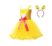 Jingmiger yellow dress for girls,yellow dress for toddlers | yellow dress for girls, easter dresses for with headband,cute easter dress for girls aged 2-12 years