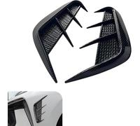 JINGMU 2 Pcs Car Fender Air Vent Trim Cover for Sedili Auto da 2 Pezzi per Skoda Scala 2019-2023, Carbon Fiber Car Side Air Flow Grille Aerodynamic Front Bumper Side Fender Air Flow Vent
