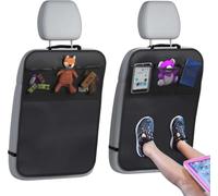 JINGMU 2 Pcs Car Seat Back Protector for Mercedes-Benz GLC SUV Glc 200 250 300 300e 350e 300de 2015-2023
