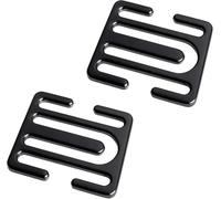 JINGMU 2 Pcs Car Seat Belt Clips Adjuster for Bentley Continental GT 2012-2018 2019 2020-2025, Metal Seat Belt Clip, Safety Seatbelt Buckle Stopper, Metal Stop Seat Belt Cutting Into Neck