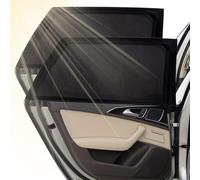 JINGMU 4 Pcs Car Window Shades for Hyundai I10 I20 I30 I40 IX20 IX35 Tucson Kona EV, Elasticity Sun Shade Cover Stretch Stretchable Breathable Window Screens for Sun Protection Sunshade