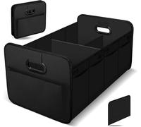 JINGMU Car Boot Organiser Bag for Toyota Prius Prime 2017-2022 2023-2025, Foldable Car Boot Storage, Multi Compartment Car Boot Tidy, Sturdy Large Volume Car Storage Organiser