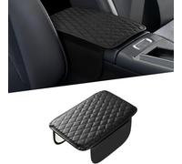 JINGMU Car Center Console Cushion Pad for Land Rover Range Rover Velar 2025, Wear-Resistant Car Armrest Cushion, Comfortable Car Armrest Storage Box Mat with Side Storage Bags