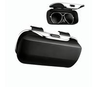 JINGMU Car Glasses Organizer for Citroen Jumpy II 2012-2015, Flocking Lining Sun Visor Glasses Case, Glasses Holder for Car, Car Sunglasses Holder for Driving Convenience