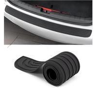 JINGMU Car Rear Protector Guard Sticker for Skoda Enyaq Coupe iV 2022-, Rubber Bumper Protector Strip Anti-scratch Auto Rear Trunk Sill Plate Scuff Plate Strip,A-9 * 104