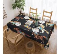 jingong Brown Horse Square tablecloth, fit for coffee tables, kitchens, restaurants, and desktop decoration