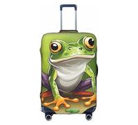 jingong Cartoon Frog Print Elastic Luggage Suitcase Covers Adult Luggage Protector Travel Suitcase Protective Cover