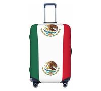 jingong Flag of Mexico Print Luggage lid Protector, Elastic Travel Luggage lid, Scratch Resistant and dust-Proof